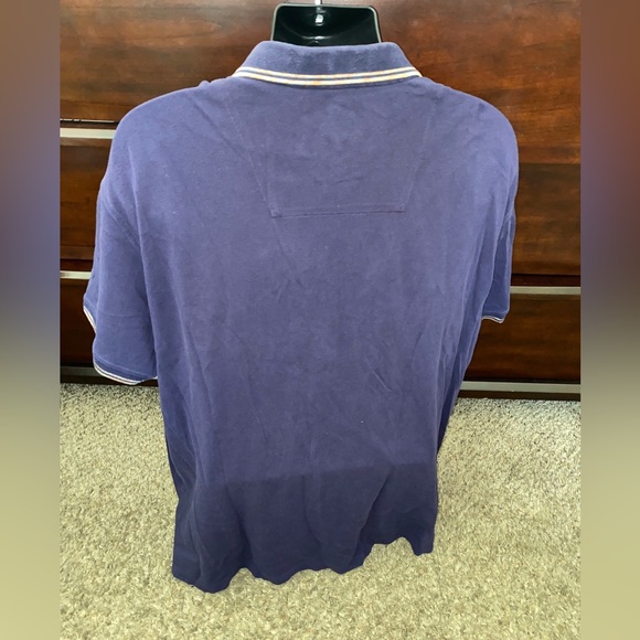 Robert Graham Mens Collared Short Sleeve Dark Blue Polo Size 3XL - Picture 5 of 7